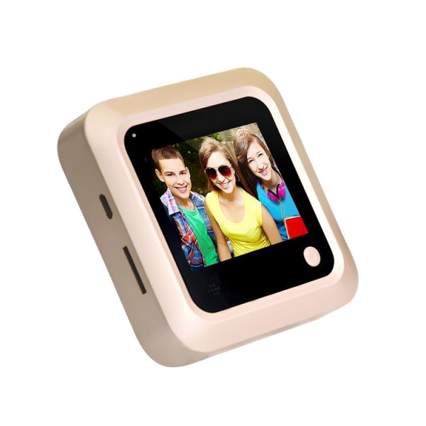 X5 2.4 inch Screen 2.0MP Security Camera No Disturb Peephole Viewer, Support TF Card (Gold) - Image 3