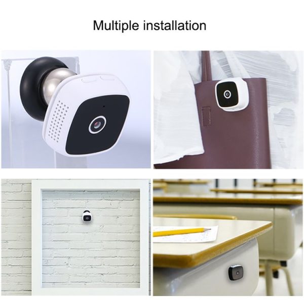 CAMSOY C9 HD 1280 x 720P 70 Degree Wide Angle Wireless WiFi Wearable Intelligent Surveillance Camera, Support Infrared Right Vision & Motion Detection Alarm & Loop Recording & Timed Capture (White) - Image 11