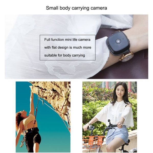 CAMSOY C9 HD 1280 x 720P 70 Degree Wide Angle Wireless WiFi Wearable Intelligent Surveillance Camera, Support Infrared Right Vision & Motion Detection Alarm & Loop Recording & Timed Capture (White) - Image 12