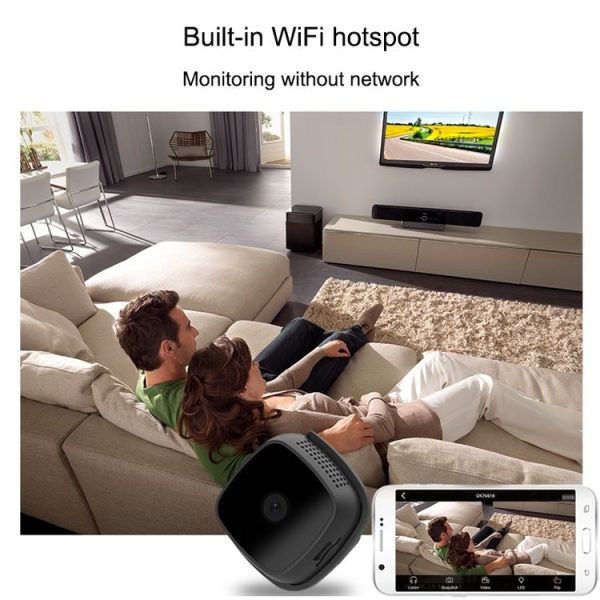CAMSOY C9 HD 1280 x 720P 70 Degree Wide Angle Wireless WiFi Wearable Intelligent Surveillance Camera, Support Infrared Right Vision & Motion Detection Alarm & Loop Recording & Timed Capture (White) - Image 9