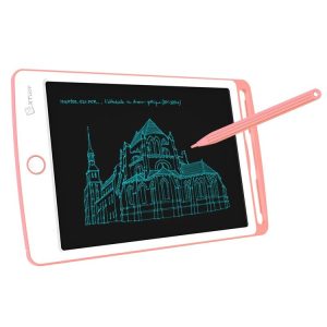 WP9308 8.5 inch LCD Writing Tablet High Brightness Handwriting Drawing Sketching Graffiti Scribble Doodle Board for Home Office Writing Drawing (Pink)