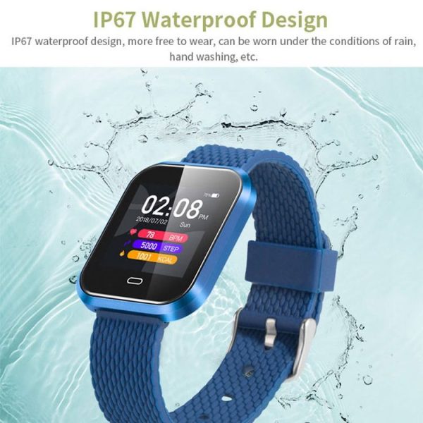 CD16 1.3 inch TFT Color Screen Smart Bracelet IP67 Waterproof, Camouflage Watchband, Support Call Reminder / Heart Rate Monitoring / Sleep Monitoring / Multi-sport Mode (Gold) - Image 12