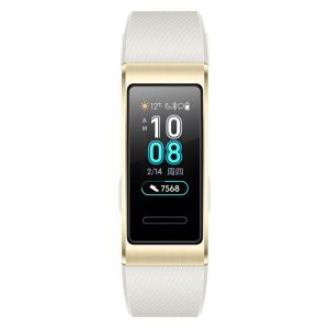 Original Huawei Band 3 Pro Smart Bracelet, 0.95 inch AMOLED Color Screen, 5ATM Waterproof, Support Heart Rate Monitor / Sleep Monitor / Message Reminder / GPS (Gold)