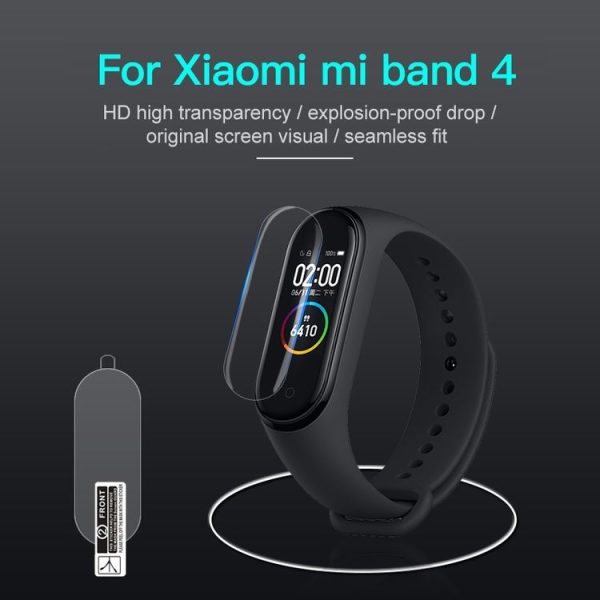 10 PCS Explosion-proof TPU Soft Full Screen Protective Film for Xiaomi Mi Band 4 - Image 3