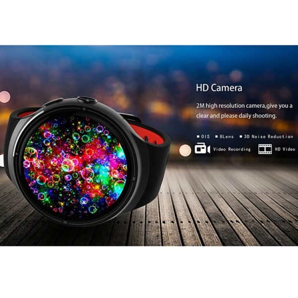 Z10 400*400 Pixel AMOLED 1.39 Inch Round Touch Screen Display Smart Watch, IP54 Waterproof, Support Pedometer / Heart Rate Monitor / GPS Navigation / Notification Remind / Call Reminder / Camera Remote Control / Calories Burned, Support Android 5.1 (Silver) - Image 11