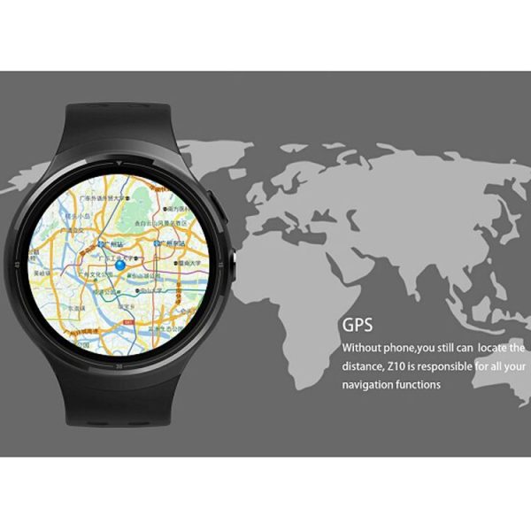Z10 400*400 Pixel AMOLED 1.39 Inch Round Touch Screen Display Smart Watch, IP54 Waterproof, Support Pedometer / Heart Rate Monitor / GPS Navigation / Notification Remind / Call Reminder / Camera Remote Control / Calories Burned, Support Android 5.1 (Silver) - Image 15