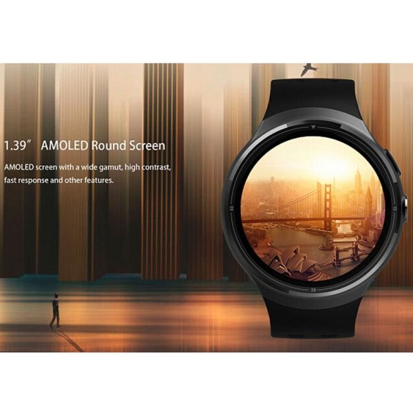 Z10 400*400 Pixel AMOLED 1.39 Inch Round Touch Screen Display Smart Watch, IP54 Waterproof, Support Pedometer / Heart Rate Monitor / GPS Navigation / Notification Remind / Call Reminder / Camera Remote Control / Calories Burned, Support Android 5.1 (Silver) - Image 16
