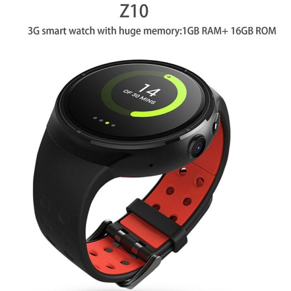 Z10 400*400 Pixel AMOLED 1.39 Inch Round Touch Screen Display Smart Watch, IP54 Waterproof, Support Pedometer / Heart Rate Monitor / GPS Navigation / Notification Remind / Call Reminder / Camera Remote Control / Calories Burned, Support Android 5.1 (Silver) - Image 6