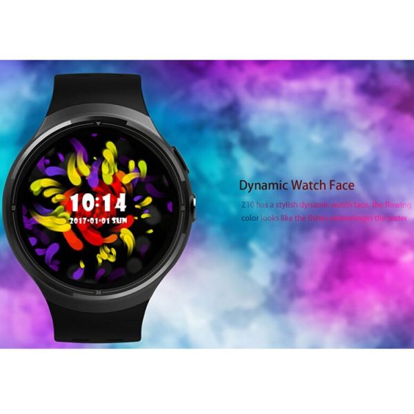 Z10 400*400 Pixel AMOLED 1.39 Inch Round Touch Screen Display Smart Watch, IP54 Waterproof, Support Pedometer / Heart Rate Monitor / GPS Navigation / Notification Remind / Call Reminder / Camera Remote Control / Calories Burned, Support Android 5.1 (Silver) - Image 9