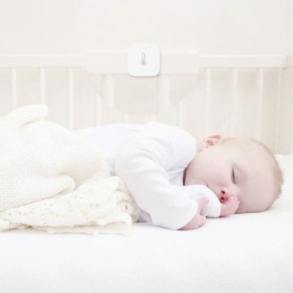 Original Xiaomi Youpin Aqara Smart Temperature Humidity Environment Sensor Smart Control via Mihome APP Zigbee Connection, Support Air Pressure, with the Xiaomi Multifunctional Gateway Use (CA1001) (White) (White) - Image 11