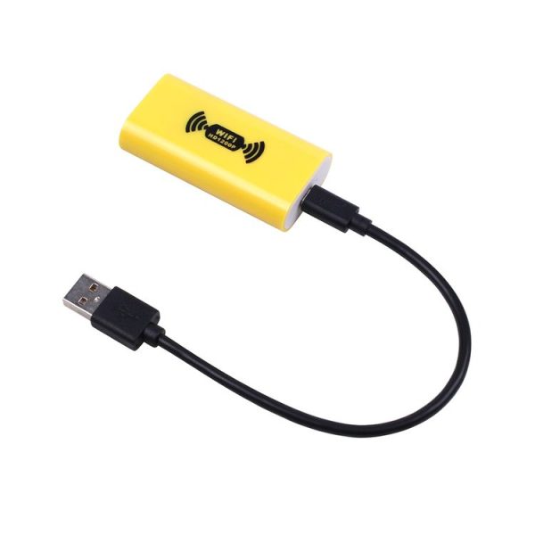 1200P HD Pixels WiFi Endoscope Snake Tube Inspection Camera with 8 LED, Waterproof IP68, Lens Diameter: 8mm, Length: 2m, Hard Line (Yellow) - Image 5