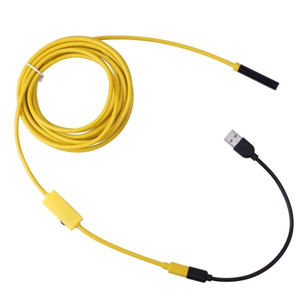 1200P HD Pixels WiFi Endoscope Snake Tube Inspection Camera with 8 LED, Waterproof IP68, Lens Diameter: 8mm, Length: 3.5m, Hard Line (Yellow) - Image 6