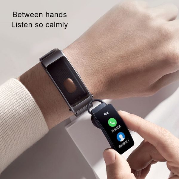 Original Huawei Band B6 FDS-B19 1.53 inch AMOLED Screen IP57 Waterproof Smart Bluetooth Earphone Wristband Bracelet, Pride Version, Support Heart Rate Monitor / Information Reminder / Sleep Monitor (Titanium Silver Grey) - Image 9