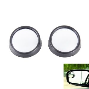 Car Blind Spot Rear View Wide Angle Mirror, Diameter: 5.5cm (Black)
