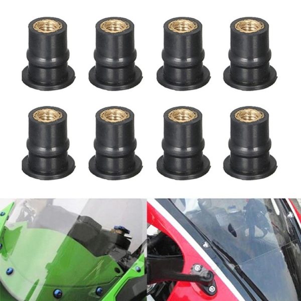 20pcs / 1 Set M5 Universal Motorcycle Windshield Brass Nuts - Image 2