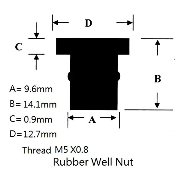 20pcs / 1 Set M5 Universal Motorcycle Windshield Brass Nuts - Image 5