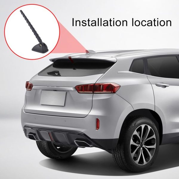 YQ-624A 17x1.5cm Car Radio Roof Enhanced Signal Antenna Mast - Image 6