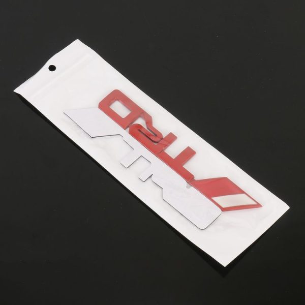 Car TRD Pattern Metal Personalized Decorative Stickers, Size: 14.8x2.8x0.3cm (Red) - Image 6
