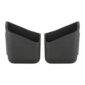 KMS-933 1 Pair Car Multifunctional Adhesive Storage Box Glasses Cellphone Storage Box (Black)