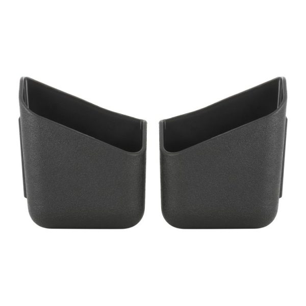KMS-933 1 Pair Car Multifunctional Adhesive Storage Box Glasses Cellphone Storage Box (Black)
