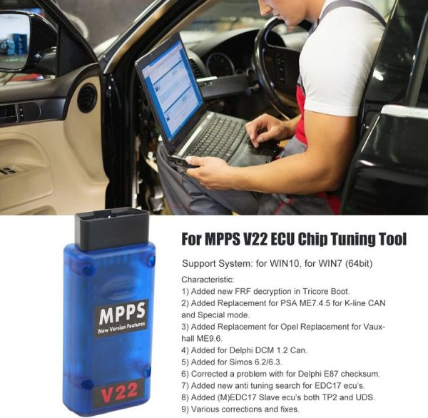 MPPS V22 Unlock Version Life Time ECU Chip Tuning Tool - Image 5