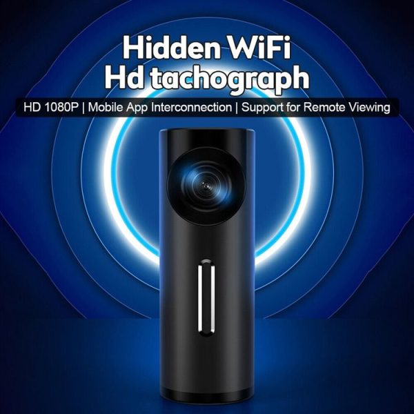 Car 1080P HD WiFi Driving Recorder, Supports Mobile APP Link & Automatic Loop Recording - Image 4