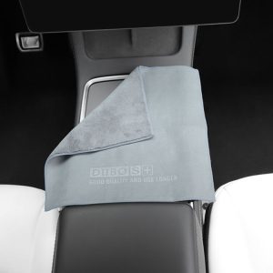 Tesla General Car Microfiber Towel Cleaning Rag, Style: With LOGO, Size: 30 x 30cm
