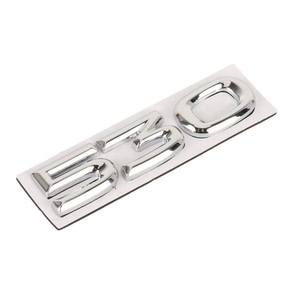 Car Number 530 Metal Personalized Decorative Stickers, Size: 8 x 2.5 x 0.5cm - Image 2