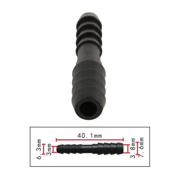 10pcs / Bag Car Straight Type Wiper Spray Nozzle Water Pipe Connection Tube - Image 4
