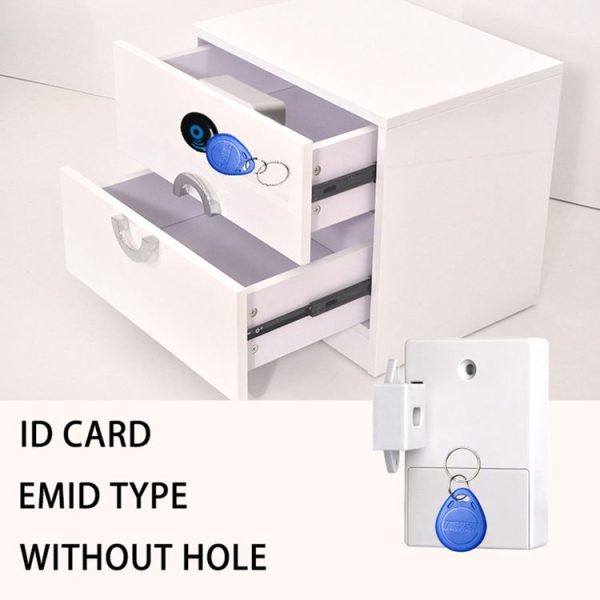 T3 ABS Magnetic Card Induction Lock Invisible Single Open Cabinet Door Lock (Grey) - Image 10