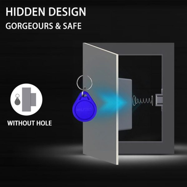 T3 ABS Magnetic Card Induction Lock Invisible Single Open Cabinet Door Lock (Grey) - Image 11