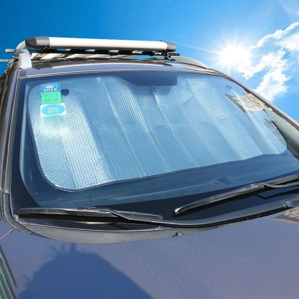 General Purpose Epe Car Sun Visor Before The File, Size: 140cm x 70cm (Silver) - Image 6