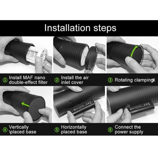 XPower M8 Car Air Purifier Filter + Filter Element for XPower X8 Nano Air Purifier - Image 11