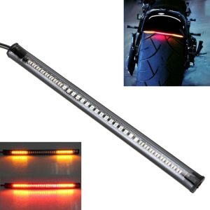 5W 12V 300LM Red+Yellow Light 32 LED Brake lights For Motorcycle, Cable Length: 50cm