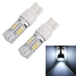 2 PCS 7443-T20-2835 10.5W 780LM 6000K 21 SMD 2835 LEDs Car Brake Light DC 12~24V (White Light)