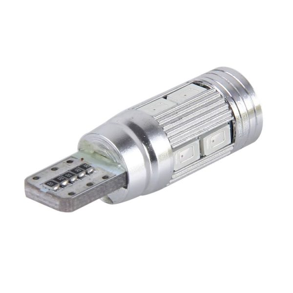 2 PCS T10 6W 10 SMD 5630 LED Error-Free Canbus Car Clearance Lights Lamp, DC 12V (Red Light) - Image 3