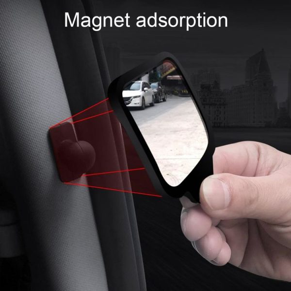 3R-2130 Car Truck Interior Adjustable Wide Angle Rear View Blind Spot Mirror, Size: 7*6.5*1cm - Image 8