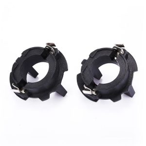 1 Pair H7 Xenon HID Headlight Bulb Base Retainer Holder Adapter for Volkswagen / Jetta / Golf 5 / Tiguan / Scirocco