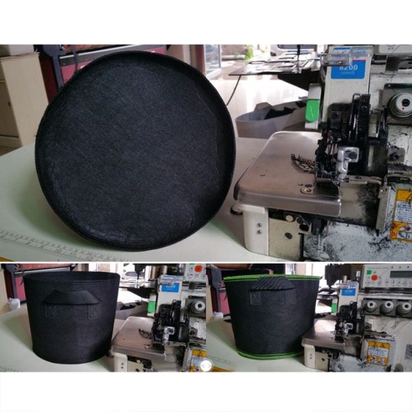 3 Gallon Planting Grow Bag Thickened Non-woven Aeration Fabric Pot Container with Handle - Image 4