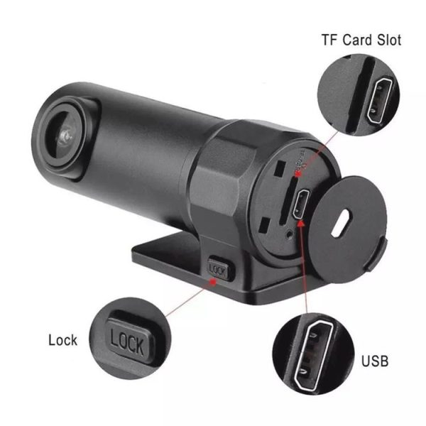 Mini Car Dash Camera WiFi Monitor Full HD Dashcam Video Recorder Camcorder Motion Detection, Support TF Card & Android & IOS - Image 3