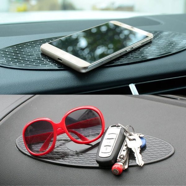 Car Auto Oval Soft Rubber Dashboard Anti-slip Pad Mat for Phone / GPS / MP4 / MP3, Size: 30*9.5cm - Image 6