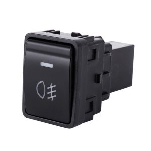 Car Fog Light 5 Pin On-Off Button Switch for Nissan Sylphy (Green Light)