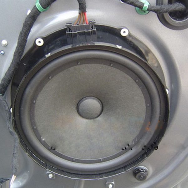 2 PCS 5 inch Car Auto ABS Loudspeaker Base Protection Hollow Cover Holder Mat, Inner Diameter: 12.5cm - Image 5