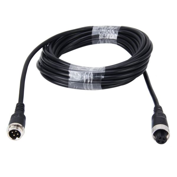 10m M12 4P Aviation Connector Video Audio Extend Cable for CCTV Camera DVR - Image 2