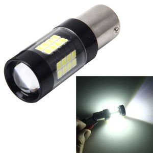 1156 / BA15S 7W 420LM 42LEDs DC 12V SMD-3528 Car Tail Bulb Turn Signal Auto Reverse Lamp Daytime Turn Running Light Car Source (White Light)