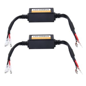 2 PCS H1 / H3 Car Auto LED Headlight Canbus Warning Error-free Decoder Adapter for DC 9-16V / 20W-40W
