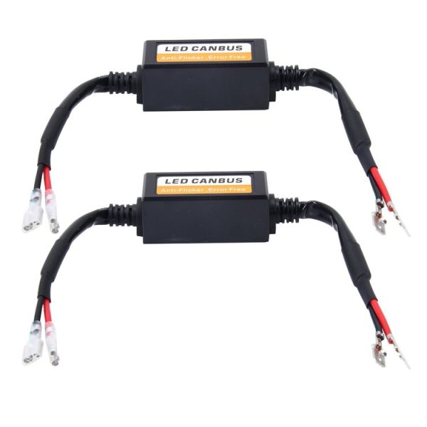 2 PCS H1 / H3 Car Auto LED Headlight Canbus Warning Error-free Decoder Adapter for DC 9-16V / 20W-40W - Image 2