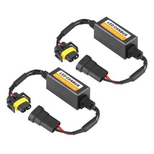 2 PCS H11 / H8 / H9 / H16 / 5202 Car Auto LED Headlight Canbus Warning Error-free Decoder Adapter for DC 9-16V / 20W-40W