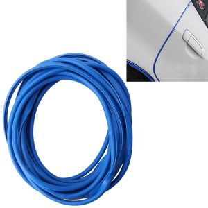 5m Car Decorative Strip PVC Chrome Decoration Strip Door Seal Window Seal (Blue)
