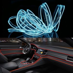 4m Cold Light Flexible LED Strip Light For Car Decoration (Ice Blue Light)